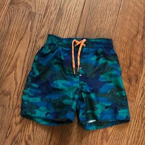 Boys gap camo swim trunks size 3 years